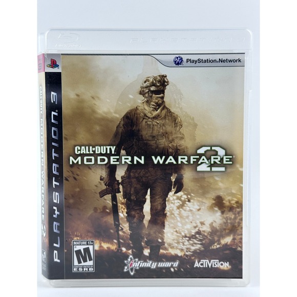 Call of Duty Modern Warfare 2 PS3 Game PlayStation 3 Activision w/ manual - Picture 1 of 5